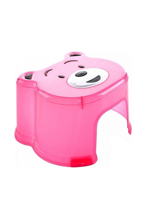 abnturk +3 Çocuklar Için Tasarlanmış Ayıcık Figürlü Max 30 Kg Kapasiteli Tabure