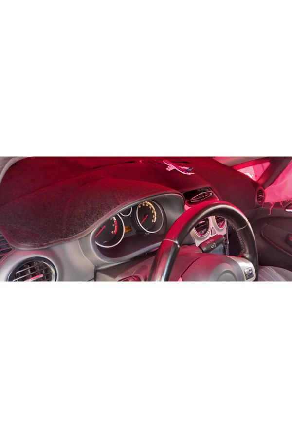 LeeWillson-Glovebox Protection Carpet Suitable for Opel Corsa D Models Black Edge Color Black 1