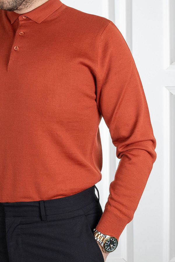 Brick color sweater online
