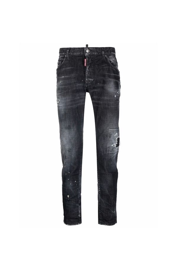 DSquared2 Mid rise Distressed Straight Leg Jeans Trendyol