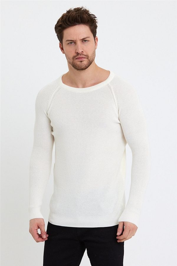 Wide Neck Pristine Sweater Mens