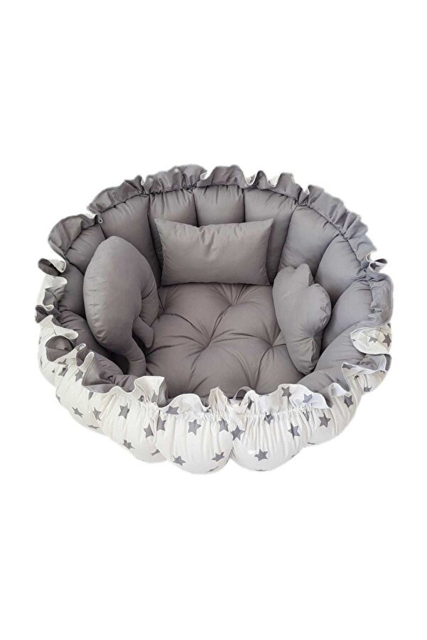 babynestdunyasi Uyku Ve Oyun Minderi Pamuk Kumaş Babynest
