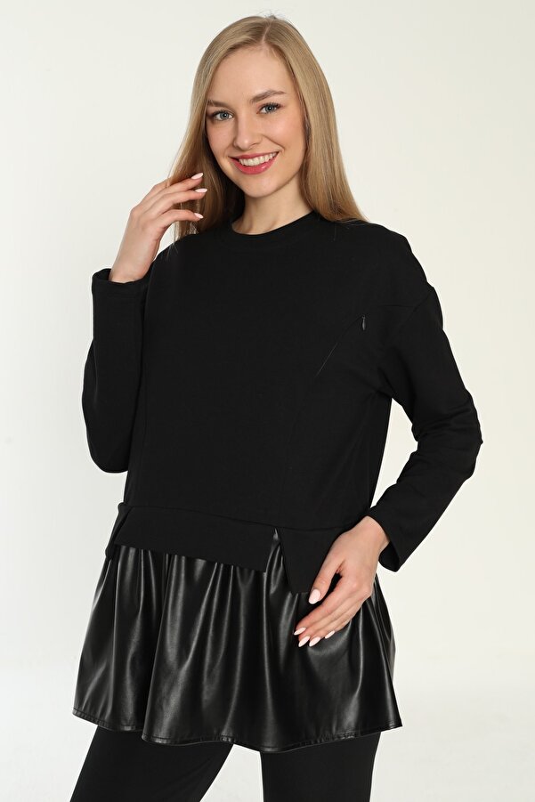 Miss Dünya Lissa Emzirme Detaylı Hamile Ve Lohusa Sweatshirt