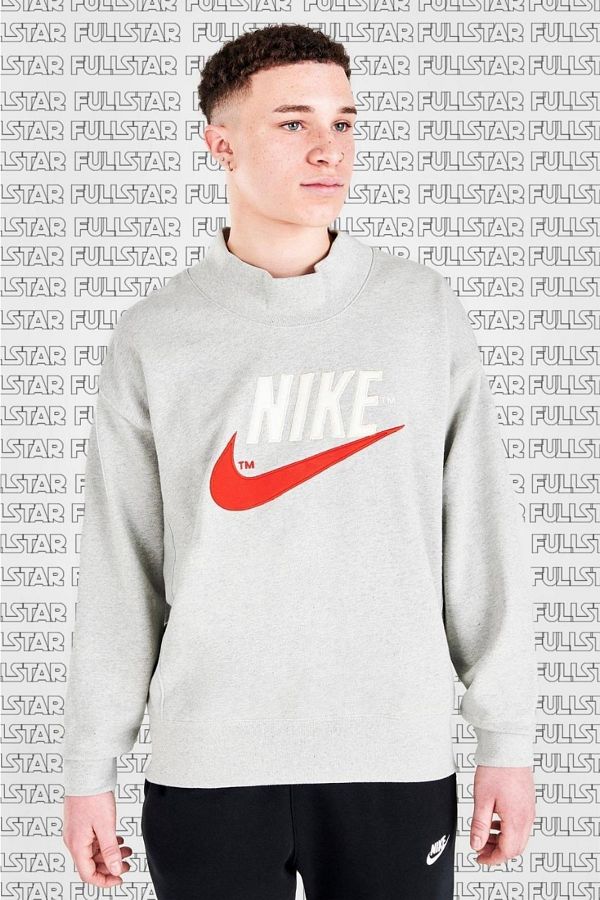 Grey and white nike sweatsuit outlet