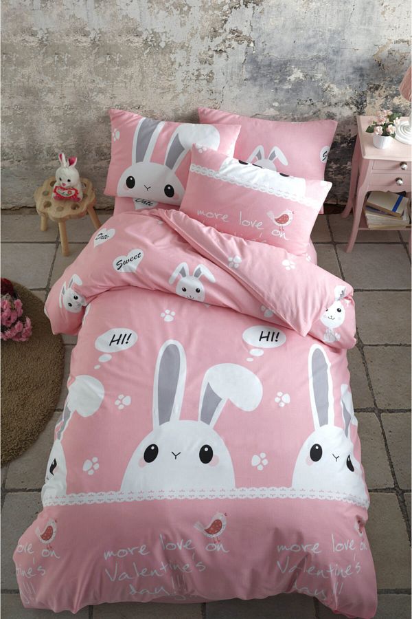 Always-Ranforce Single Bedding Set Rabbit 1
