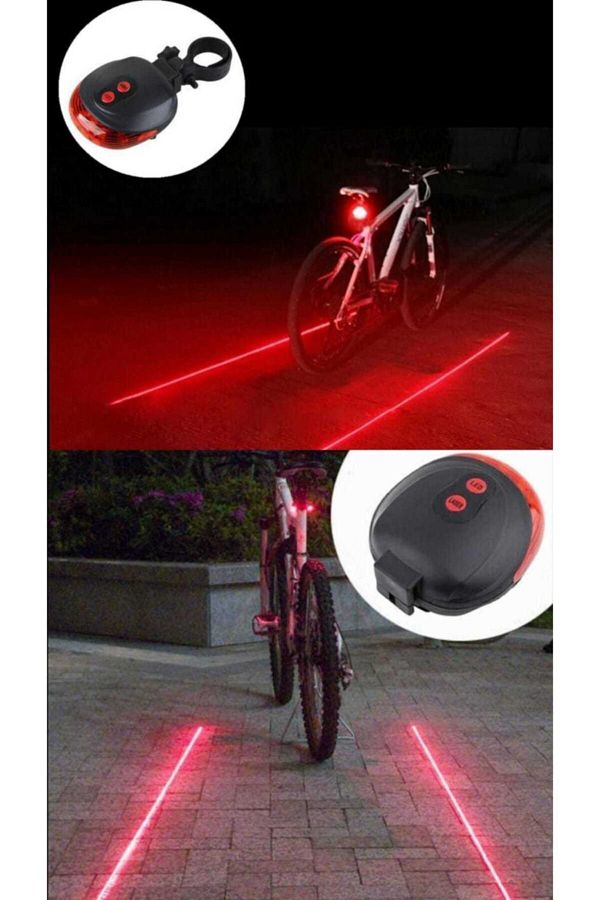 sonx Multifunctional Battery Operated Bicycle Led Laser Light Rear Stop Lamp Trendyol