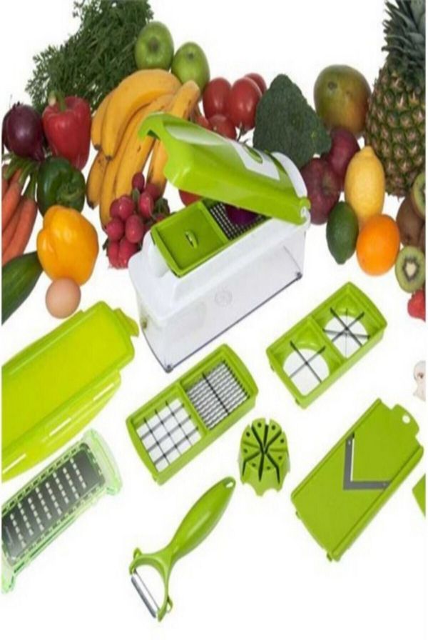 Nicer Dicer-Plus Chopper Grater Food Processor Multifunctional Onion Vegetable Slicer Chopping 1