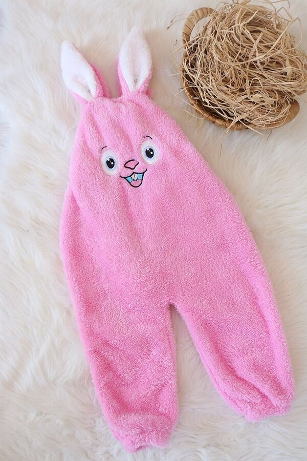 Baby Animals Welsoft Peluş Unisex Fermuarlı Bebek Uyku Tulumu Bebek Tulumu Çocuk Tulumu Çocuk Kostümü