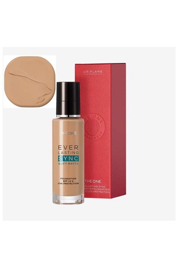 Oriflame-The One Everlasting Sync Soft Water and Flow Resistant UVA Protection Matte Foundation 10 SPF 1