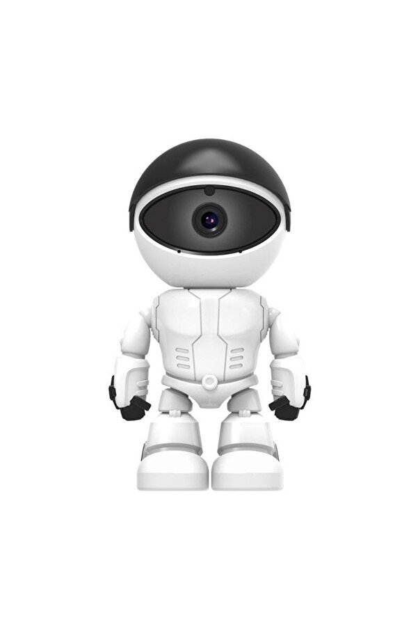 Lisa Butik 1080p Robot Görünümlü Bebek Bakıcı Wifi Ip Güvenlik Kamerası Kablosuz Gece Görüşlü