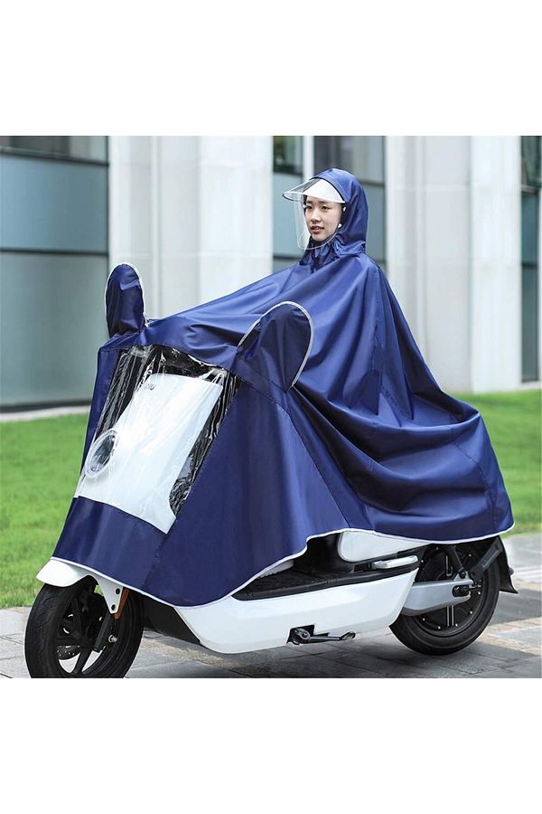Mashotrend Biker Raincoat Motorcycle Raincoat Courier Raincoat Rain Poncho Trendyol