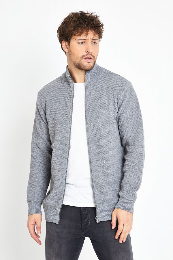 Dark gray cardigan sale