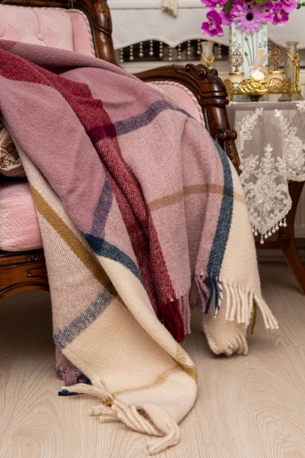 Ewen Tomm Single 100 Pure Wool Blanket Wollmark Trendyol