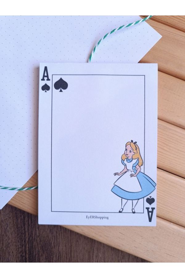 EyER Shoping-Alice In Wonderland To Do List Memo Pad Design Notebook 1