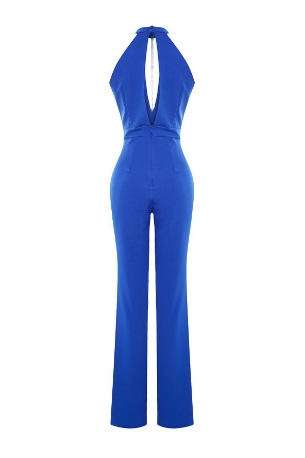 Trendyol Collection Jumpsuit Blue Fitted Trendyol