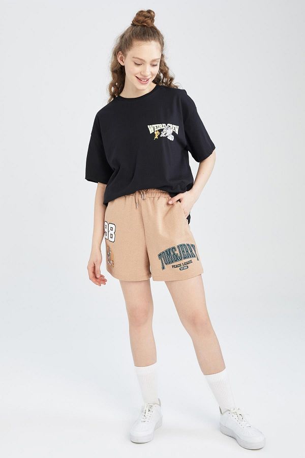 DeFacto-Cool Tom & Jerry Printed Shorts 1