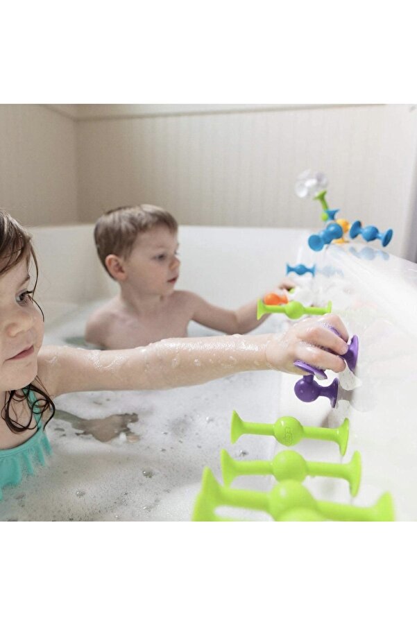 Go Toys Vakum Molekül 25 Parça Yapı Taşları Fidget Duyusal Eğitici Oyuncak Squigz Yapı Oyuncak