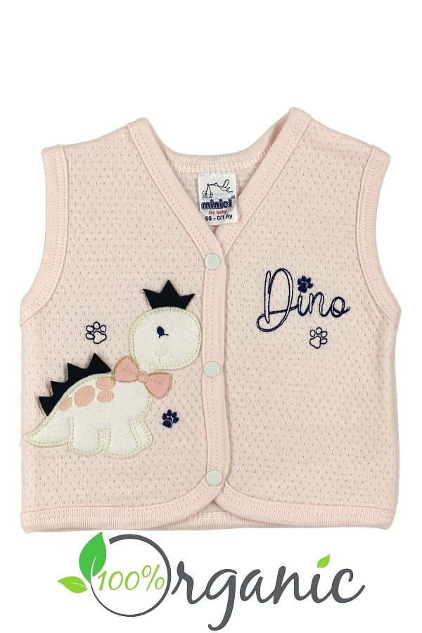 Minikel-Cute Dino Quilted Vest 1