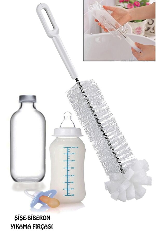 Dükkanönü Titiz Şişe Ve Biberon Temizleme Fırçası (tp-152)