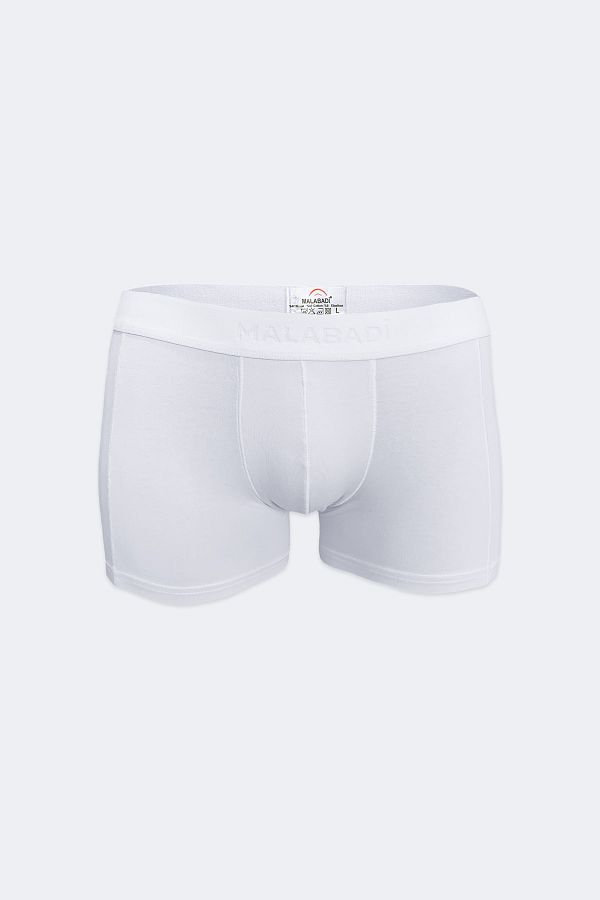 Malabadi-Men's White Modal Short Boxer 022 1