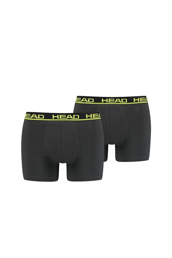 Head-Herren Boxershorts, 2er Pack - Basic, Baumwoll Stretch, einfarbig 1