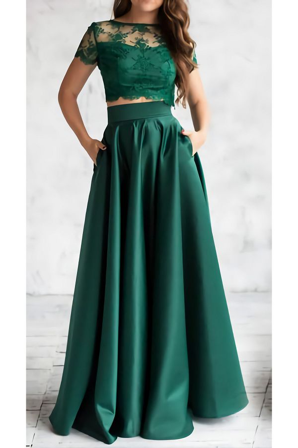 Evening skirt with pockets deals