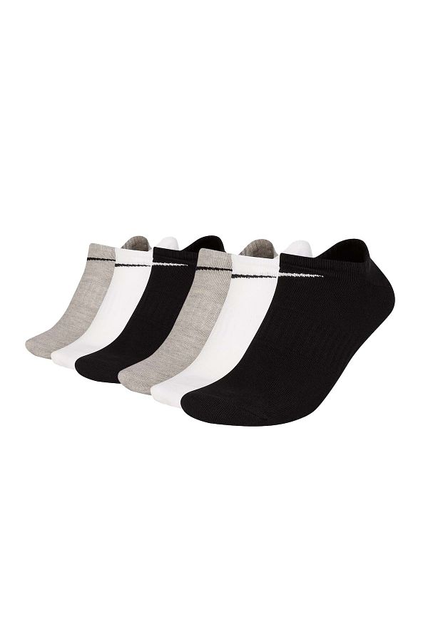 Nike-Unisex 6er Pack Sneaker Sportsocken - Everyday, Lightweight No Show, einfarbig 1