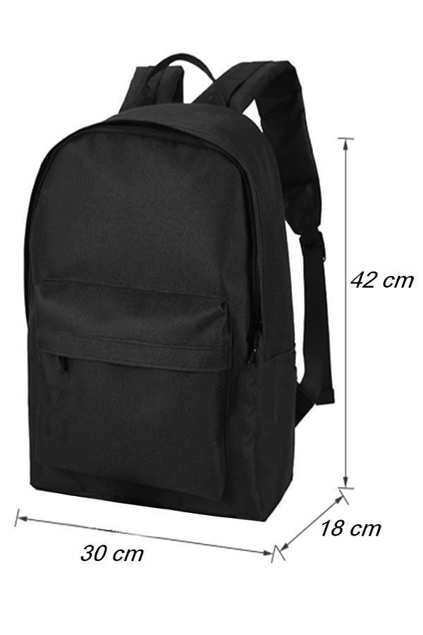 Stok CITY Eastpak Model Two Compartment Black Waterproof Junior High School Backpack Trendyol