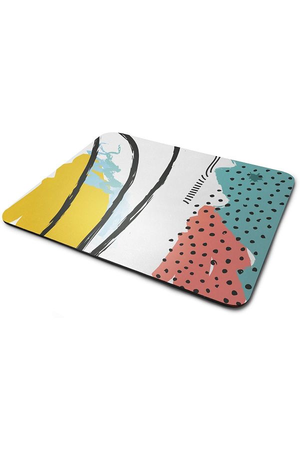 WuW-Abstract Drawing Rectangular Non-Slip Base Mouse Pad 1