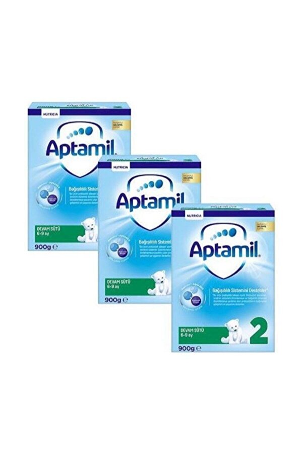 Aptamil Bebek Maması  Devam Sütü 2 Numara 900 gr 3lü Paket