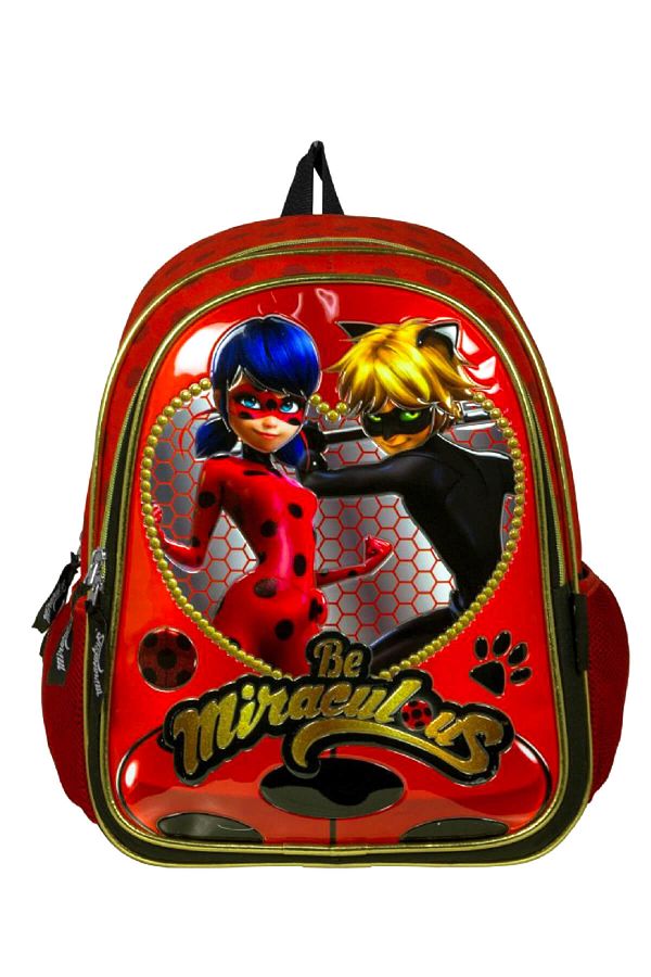 Umit Canta 2033 Model Miraculous Ladybug and Cat Noir Embossed Primary School Bag Trendyol