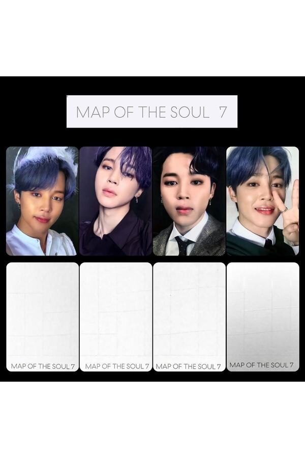 Kpop Dünyasi-Σετ καρτών άλμπουμ Bts Jimin '' Map Of The Soul 7 '' 1