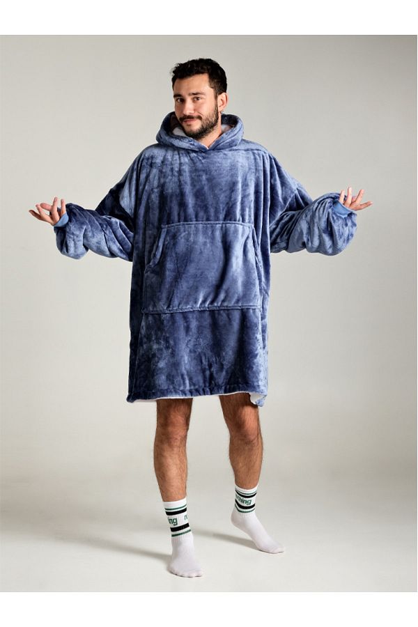 Blanket with hood and pockets outlet