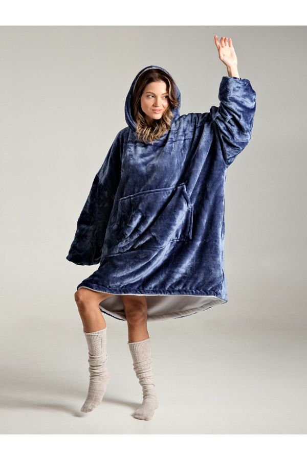 Blanket with hood and pockets outlet