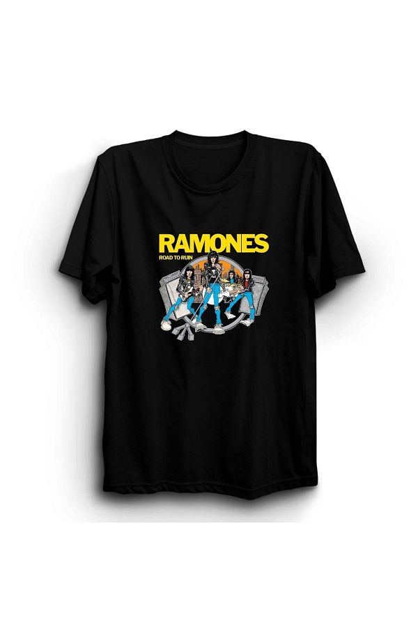 The Fame Ramones Cartoon 01 Rock Metal Band T Shirt Trendyol