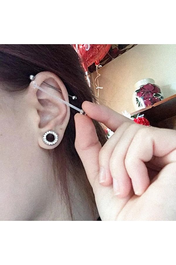 Bylin Bioplast Transparent Bridge Industrial Piercing 1 Piece Trendyol