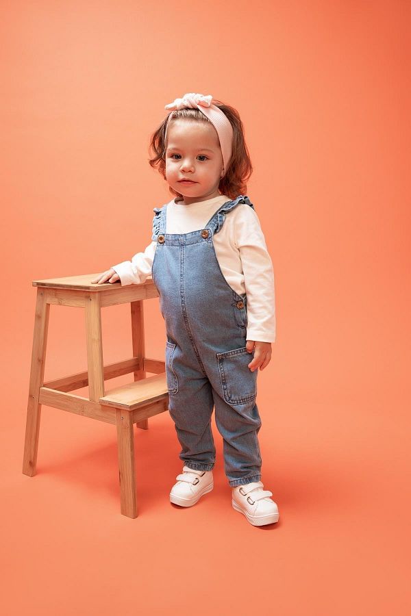Baby girl jean jumpsuit new arrivals
