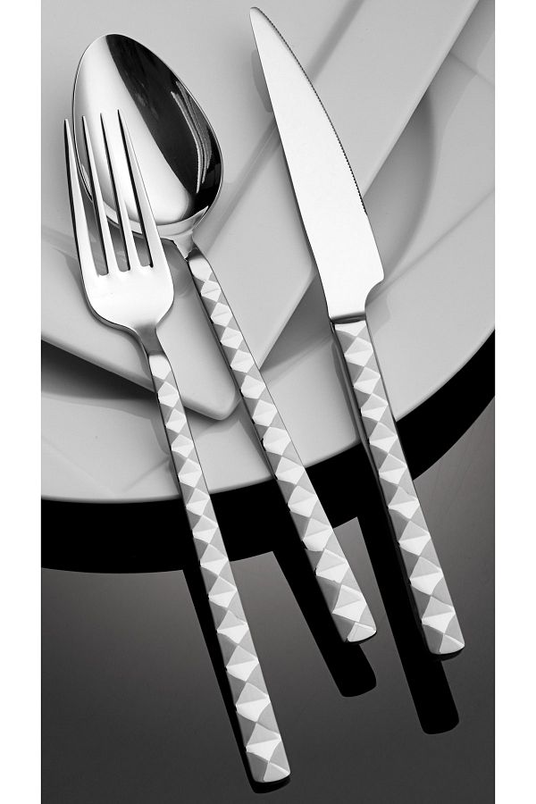 Hira-36 Piece Fork Spoon Knife Set Pyramid 1