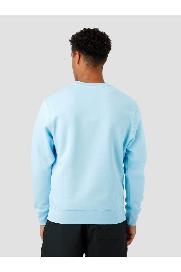 Nike Wishlist Nsw Club Fleece Crewneck Blue Chill White Bv2662 499 Men s Sweatshirt Trendyol