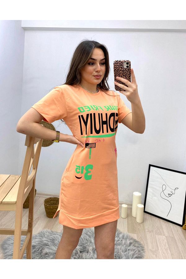 Classy Eahat Stylish T shirt Tunic Dress Trendyol