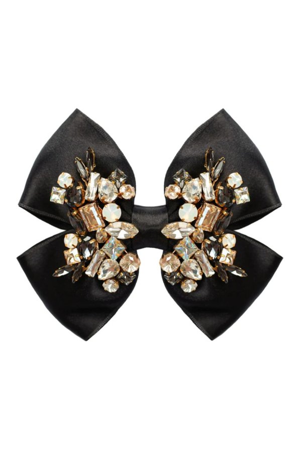 Csr Buckle CSR Collection Zircon Processing Double Satin Bow Clip Buckle- Trendyol