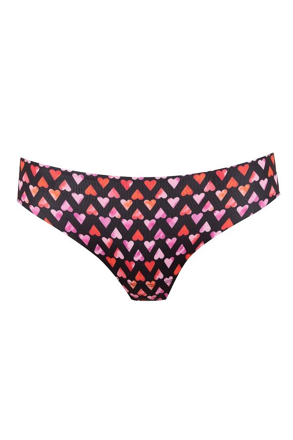 DeFacto-Fall In Love Heart Patterned Laser Cut String Panties 1
