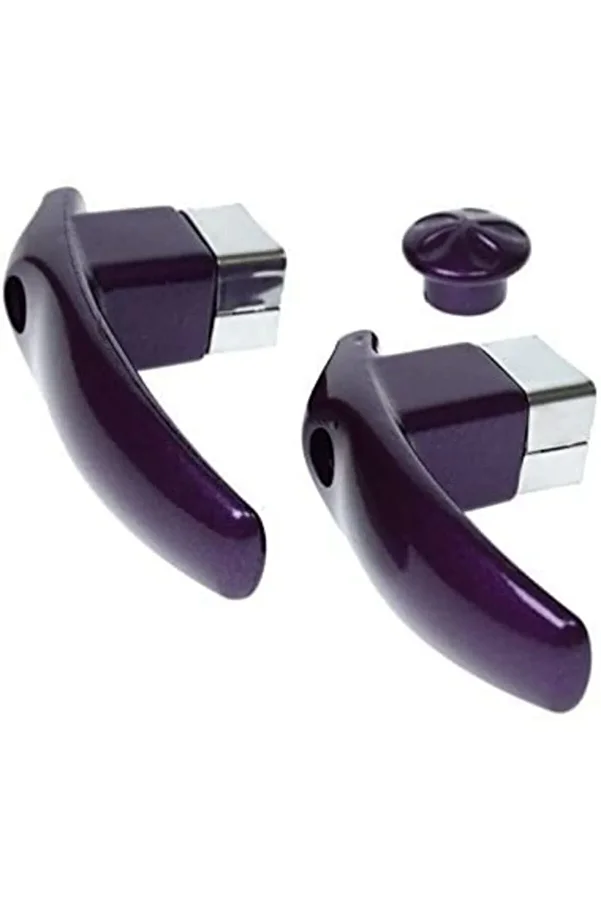 MFS-Purple Handle Handle Set - Teapot Handle with Screw on the Front and Top 1