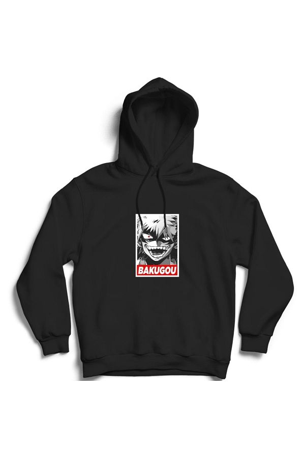 The Fame Katsuki Bakugou My Hero Academia Anime Hooded Sweatshirt Hoodie Trendyol