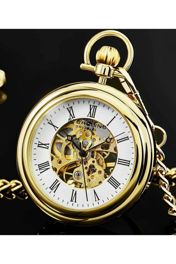 Stuhrling original pocket watch discount