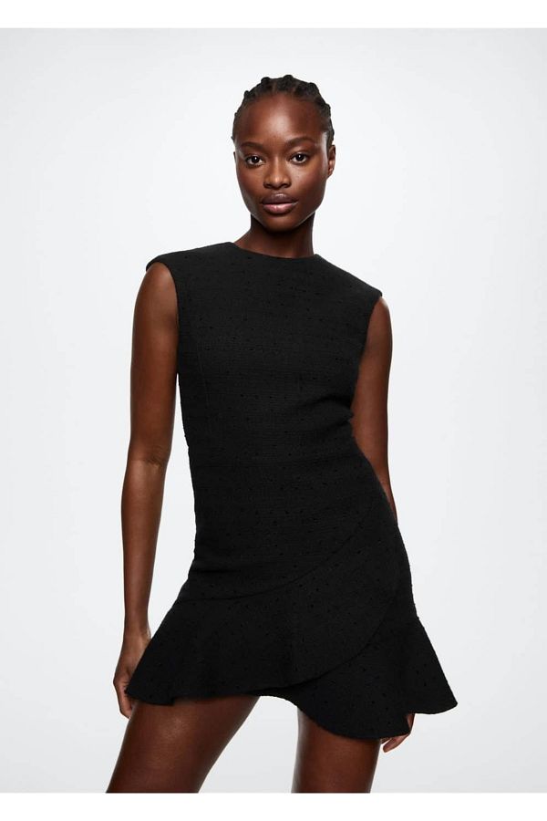 Tweed dress mango hot sale