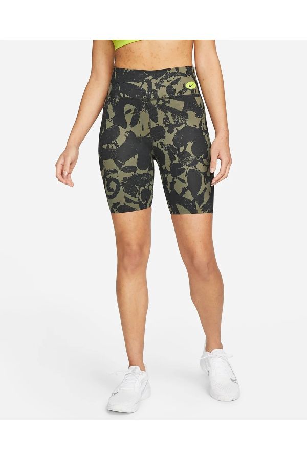 Nike One Luxe Icon Clash Women's Mid-Rise Training Cycling Shorts - Trendyol