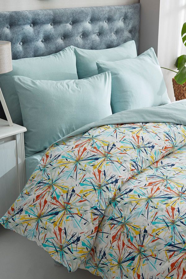Ricco Lifes-Duvet Cover Set Hawaiian Mint Double (WITHOUT SHEET) 1