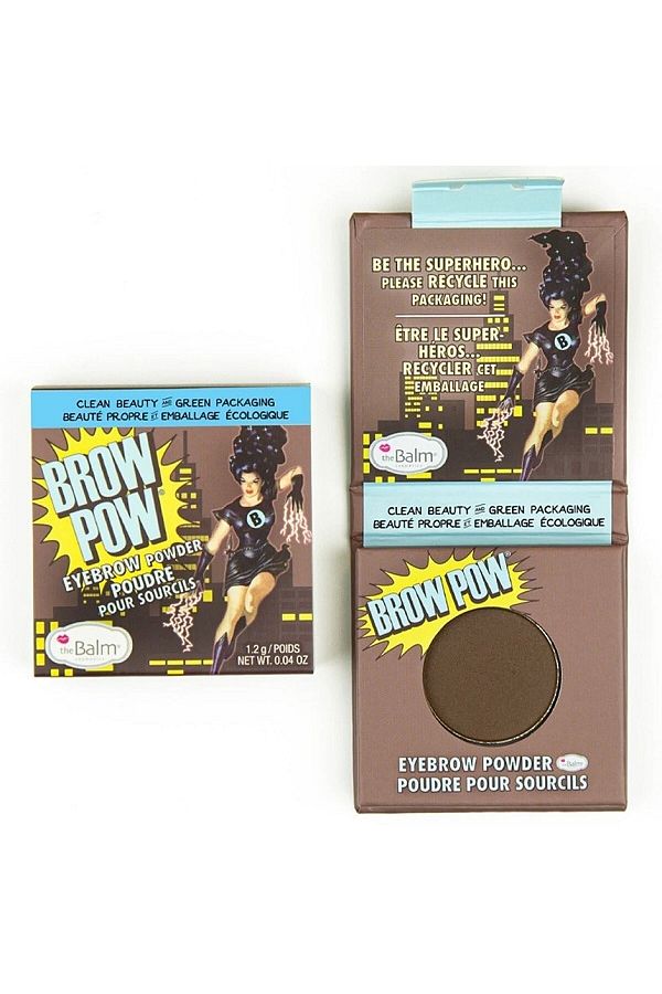 the balm-Brow Pow Eyebrow Shadow Dark Brown 1