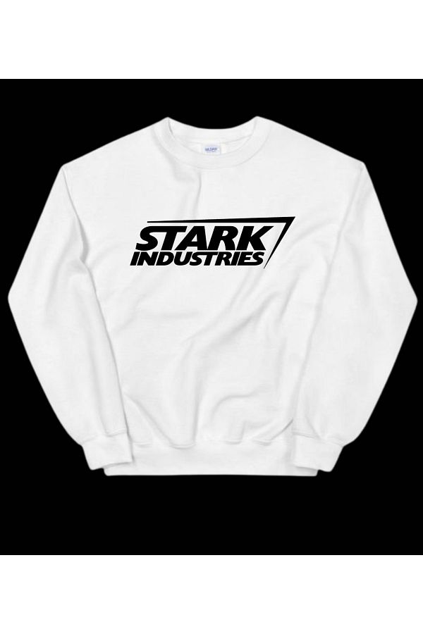 TIMESWASTINGIRL Marvel Iron Man Stark Industries Unisex Printed Sweatshirt Trendyol